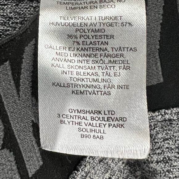 Gymshark Leggings Womens M Gray Flex Low Rise Booty Boost Gym Yoga Athletic - Picture 11 of 12